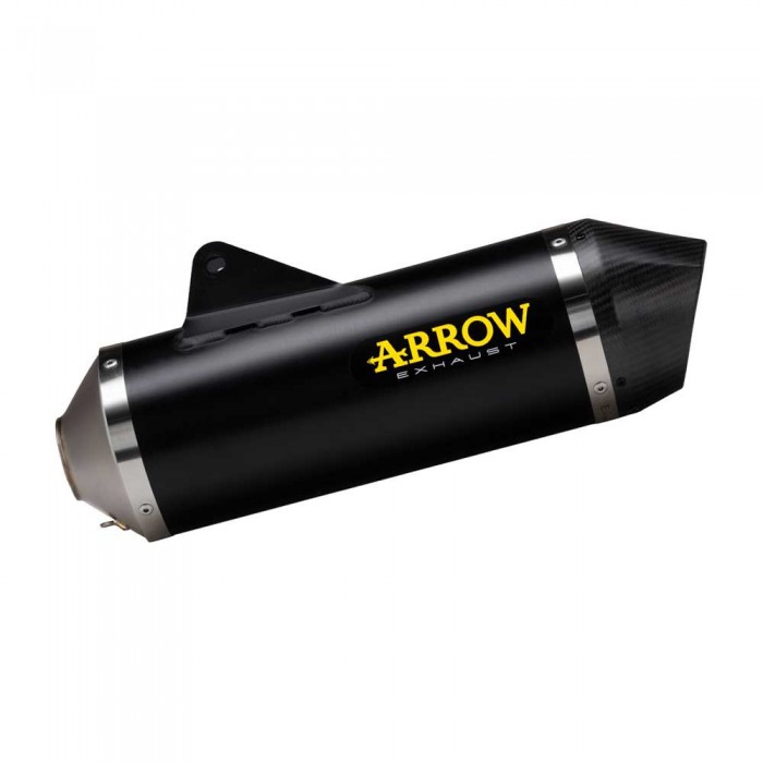 [해외]ARROW Race-Tech Aluminium Dark With Carbon End Cap KTM 690 SMC R / 690 Enduro R ´19-21 비승인 오토바이 머플러 9140448927 Black