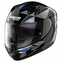 [해외]놀란 N60-6 Wiring 풀페이스 헬멧 9140469220 Metal Black / Blue / Silver