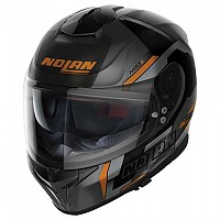 [해외]놀란 N80-8 Wanted N-COM 풀페이스 헬멧 9140469232 Flat Lava Grey / Black / Orange