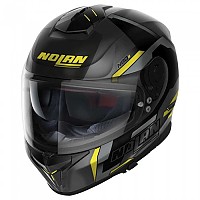 [해외]놀란 풀페이스 헬멧 N80-8 Wanted N-COM 9140469233 Flat Lava Grey / Black / Yellow