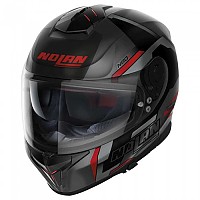 [해외]놀란 N80-8 Wanted N-COM 풀페이스 헬멧 9140469234 Flat Lava Grey / Red / Black