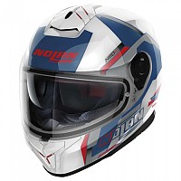 [해외]놀란 N80-8 Wanted N-COM 풀페이스 헬멧 9140469236 Metal White / Red / Blue / Silver