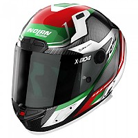 [해외]놀란 X-804 RS Ultra Carbon Maven 풀페이스 헬멧 9140469257 Carbon / White / Red / Green
