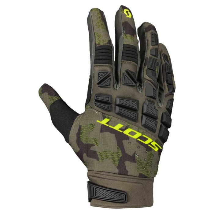 [해외]스캇 X-Plore Pro 오프로드 장갑 9140330107 Green Camo / Yellow