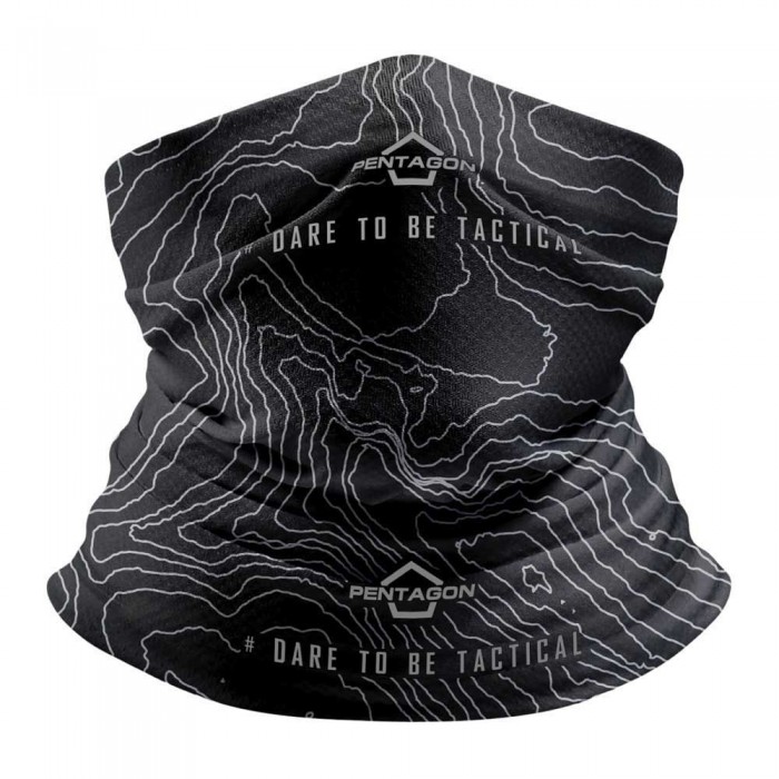 [해외]PENTAGON Skiron Topographic Map 넥워머 9140474540 Black