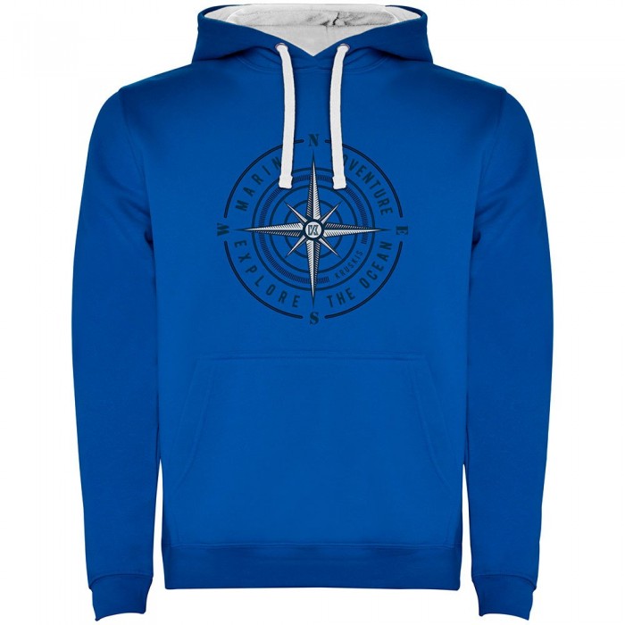 [해외]KRUSKIS Compass Rose Two-Colour 후드티 4140483131 Royal Blue / White