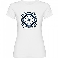 [해외]KRUSKIS 반소매 티셔츠 Compass 4140483147 White