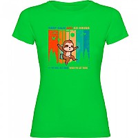 [해외]KRUSKIS Keep Calm Sloth 반팔 티셔츠 4140483517 Light Green