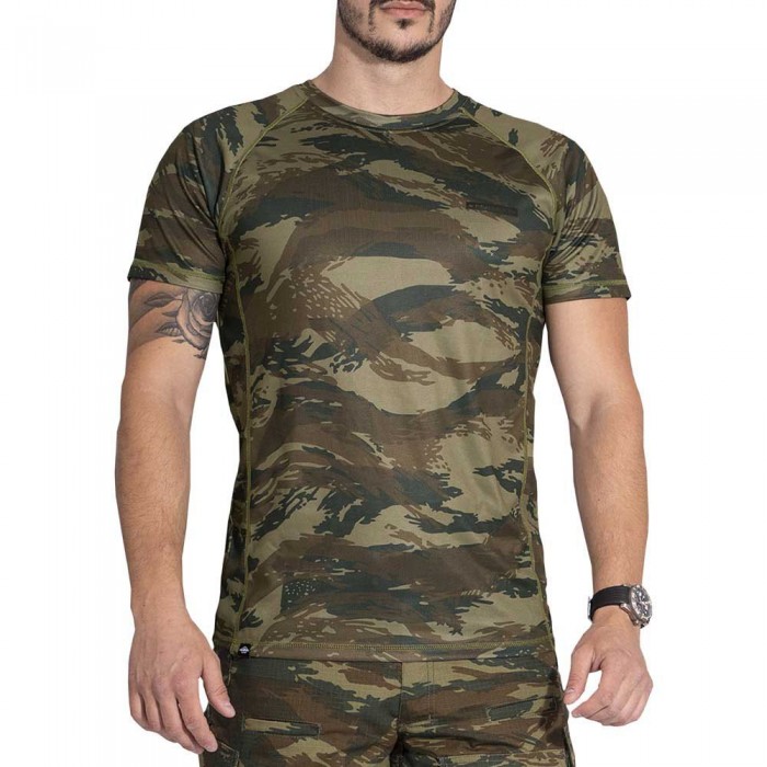 [해외]PENTAGON Quick Dry Pro Camo 반팔 티셔츠 4140474485 GR Camo