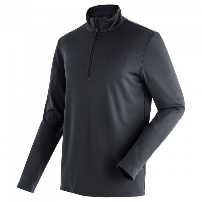 [해외]MAIER SPORTS Midlayer Felix 하프 지퍼 플리스 4140482295 Black