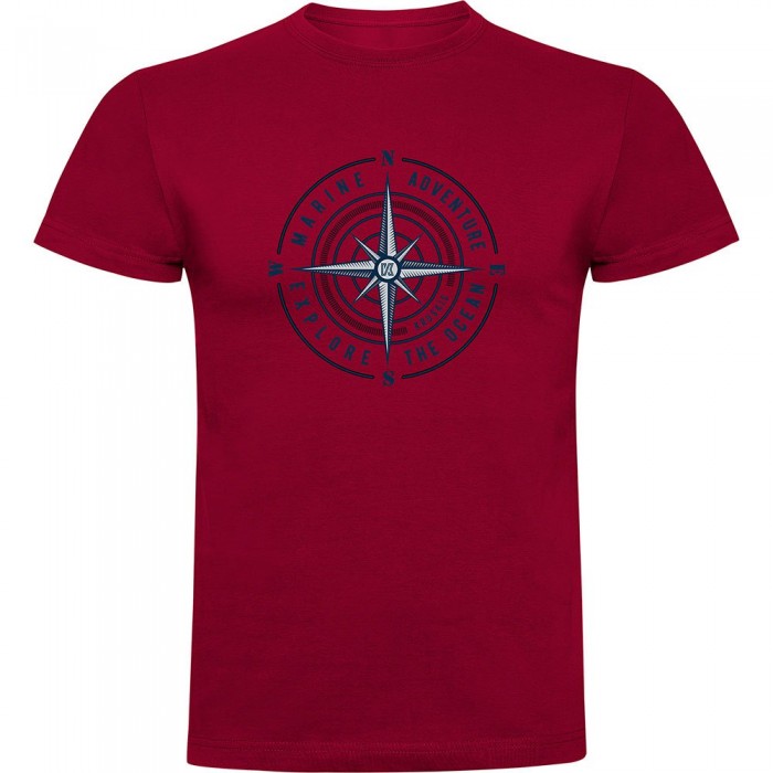 [해외]KRUSKIS Compass Rose 반팔 티셔츠 4140483114 Dark Red