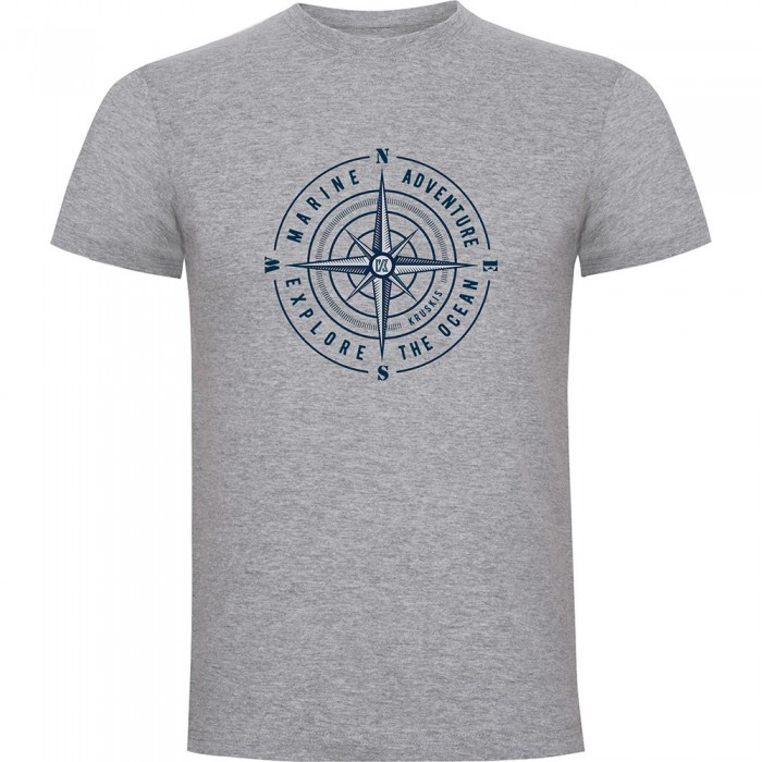 [해외]KRUSKIS Compass Rose 반팔 티셔츠 4140483117 Heather Grey