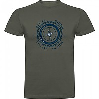 [해외]KRUSKIS Compass 반팔 티셔츠 4140483134 Dark Army Green