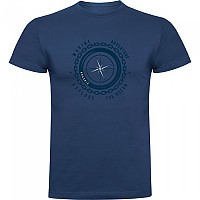 [해외]KRUSKIS Compass 반팔 티셔츠 4140483137 Denim Blue