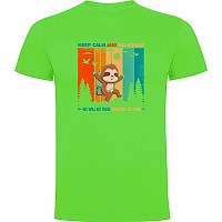 [해외]KRUSKIS Keep Calm Sloth 반팔 티셔츠 4140483518 Light Green