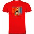[해외]KRUSKIS Keep Calm Sloth 반팔 티셔츠 4140483520 Red
