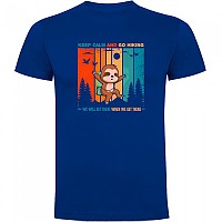 [해외]KRUSKIS Keep Calm Sloth 반팔 티셔츠 4140483522 Royal Blue