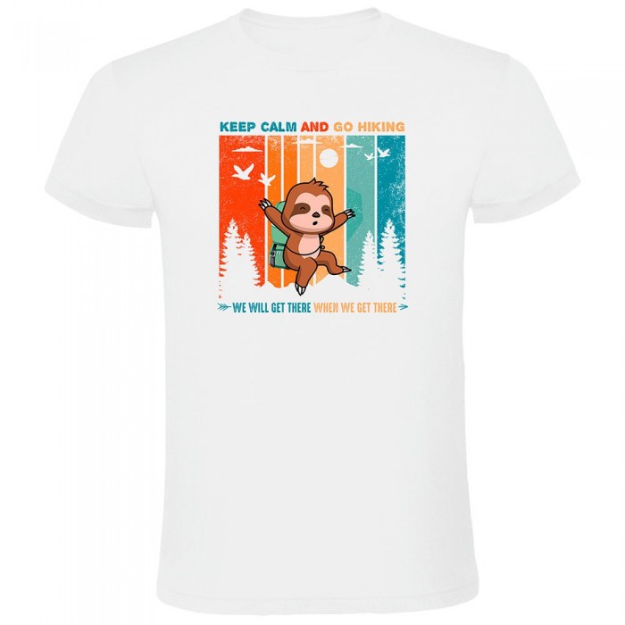 [해외]KRUSKIS Keep Calm Sloth 반팔 티셔츠 4140483524 White