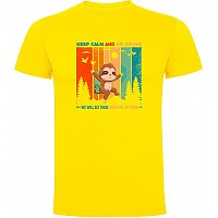 [해외]KRUSKIS Keep Calm Sloth 반팔 티셔츠 4140483526 Yellow