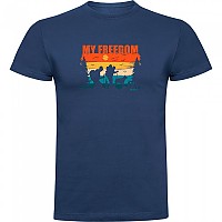 [해외]KRUSKIS My Freedom 반팔 티셔츠 4140483659 Denim Blue