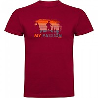[해외]KRUSKIS My Passion 반팔 티셔츠 4140483687 Dark Red