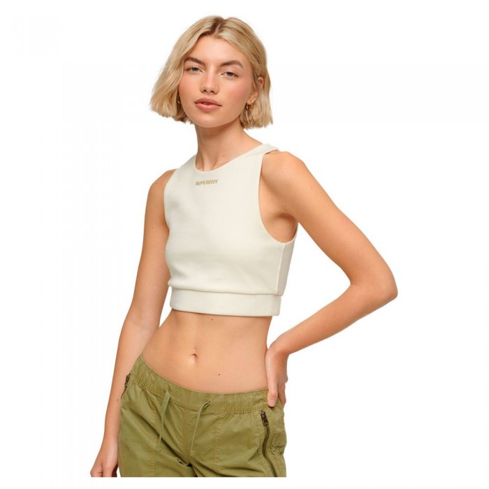 [해외]슈퍼드라이 Code Tech Elastic Top 브라 140394809 Rice White