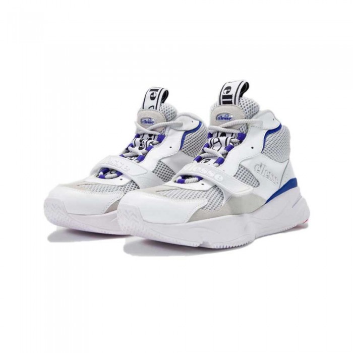 [해외]엘레쎄 Aurano Mid Leather 운동화 140392116 White / Lt Grey / Blue