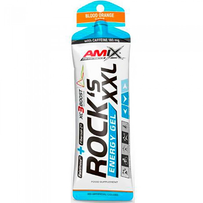 [해외]AMIX 카페인 에너지 젤 Rock´s XXL 65g 주황색 12138335080 Blue