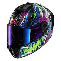 [해외]샤크 스파르탄 RS Shaytan 풀페이스 헬멧 9140367341 Black / Green / Violet