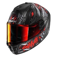 [해외]샤크 스파르탄 RS Shaytan 풀페이스 헬멧 9140367342 Black / Red / Anthracite