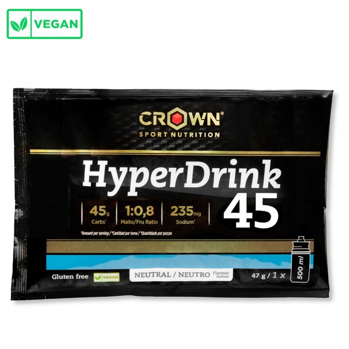 [해외]CROWN SPORT NUTRITION 에너지 주머니 HyperDrink 45 47g 중립적 6140367349 Black