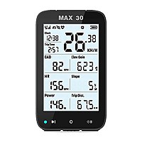 [해외]SHANREN MAX 30 Smart GPS ANT+/Bluetooth 자전거 컴퓨터 1140520476 Black