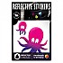 [해외]REFLECTIVE BERLIN Octopus 반사 스티커 1140487309 Purple