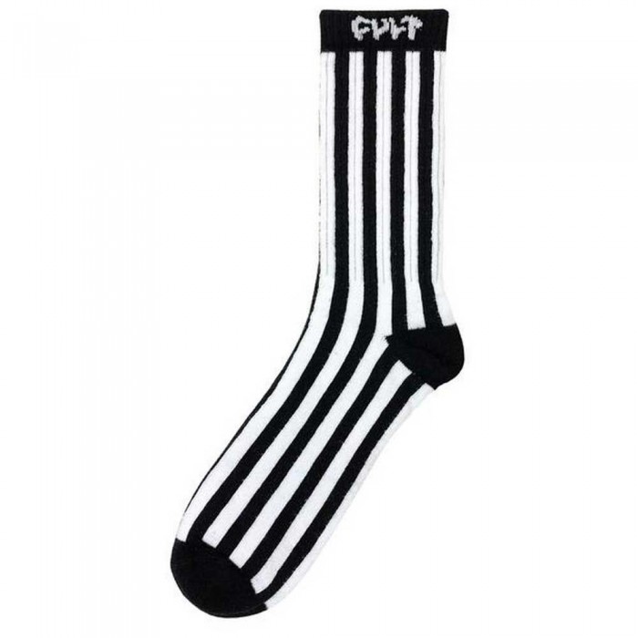 [해외]CULT Vertical Stripe 양말 1140433200 Black / White