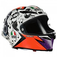 [해외]AGV 풀페이스 헬멧 Pista GP RR E2206 Dot MPLK Guevara Motegi 2022 9139752920 White / Orange / Red