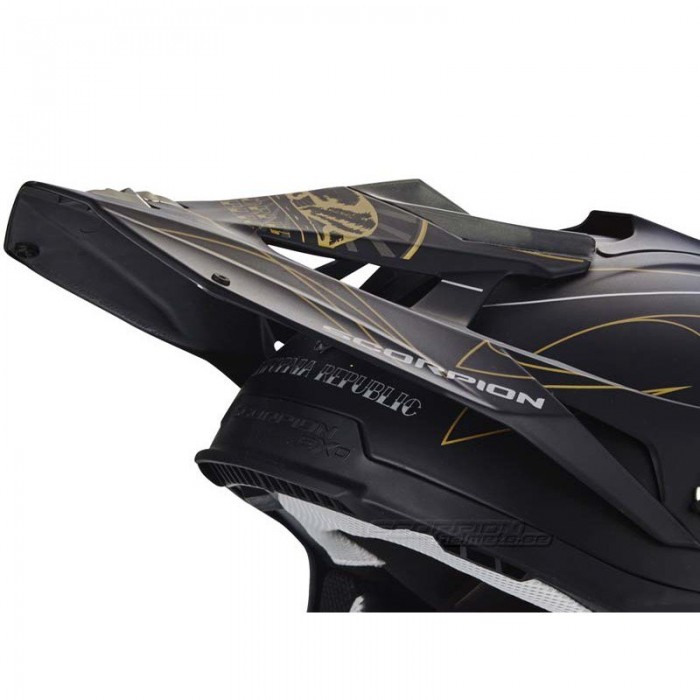 [해외]SCORPION VX-15 Evo Air 썬바이저 9139815660 Black / Golden