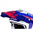 [해외]SCORPION VX-16 Air 썬바이저 9139815724 Pearl White / Blue / Fluo Red