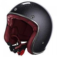 [해외]STORMER Quartz 오픈 페이스 헬멧 9140122474 Glossy Glitter Black