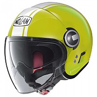 [해외]놀란 N21 Visor Dolce Vita 오픈 페이스 헬멧 9140469193 Lime Yellow / White