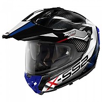 [해외]놀란 X-552 Ultra Carbon Dinamo N-COM 풀페이스 헬멧 9140469242 Carbon / Blue / White / Red / Glossy Black