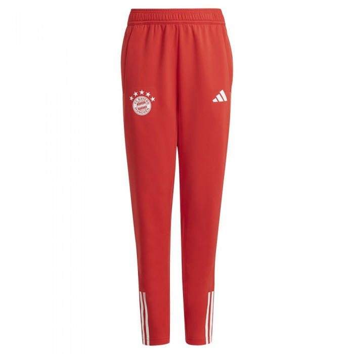 [해외]아디다스 FC Bayern Munich 23/24 주니어 트레이닝 트레이닝 바지 3140529666 Red / Bright Red / White