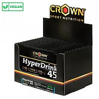 [해외]CROWN SPORT NUTRITION 에너지 향 주머니 상자 HyperDrink 45 47g 10 단위 중립적 1140367350 Black