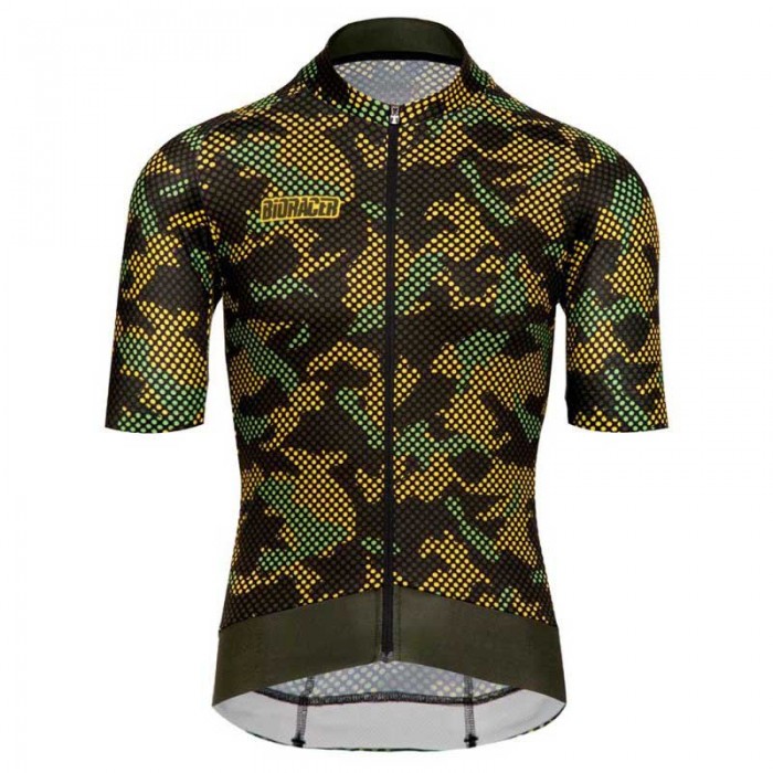 [해외]BIORACER Epic 반팔 저지 1140503117 Camo21 Olive Yellow