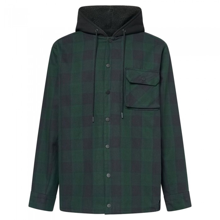 [해외]오클리 APPAREL Bear Cozy Hooded 자켓 4139742437 Black / Green Check