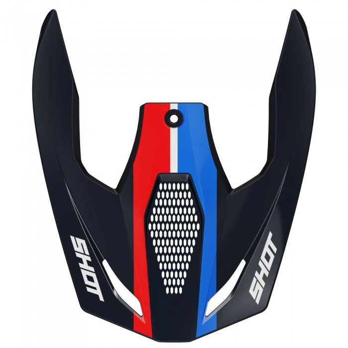 [해외]SHOT Race Iron 썬바이저 9140332831 Glossy Red / Blue