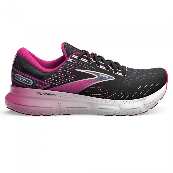 [해외]브룩스 Glycerin 20 러닝화 6140460370 Black / Fuchsia / Linen