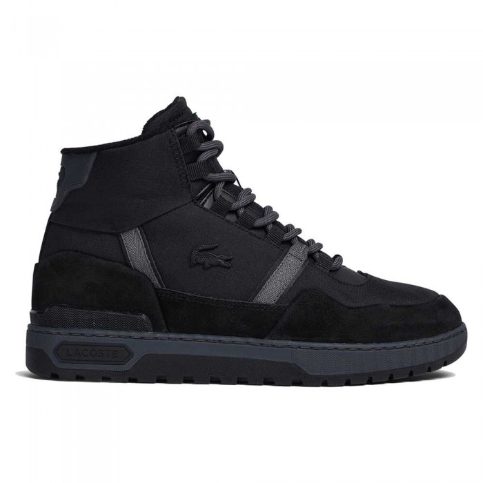 [해외]라코스테 T-Clip Mid 운동화 139384715 Black / Dark Grey