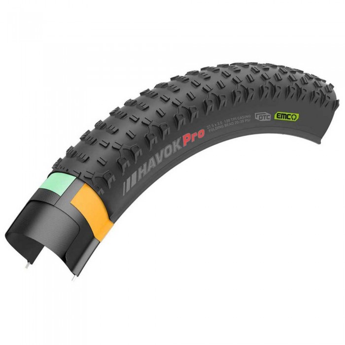 [해외]KENDA Havok 프로 EMC 120 TPI Tubeless 27.5´´ x 2.80 MTB 타이어 1140558597 Black