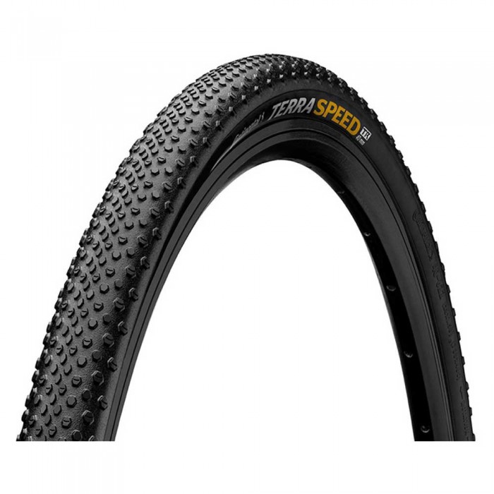 [해외]컨티넨탈 Terra Speed 180 TPI ProTection BlackChili Compound Tubeless 28´´ x 35 자갈 타이어 1140558915 Black