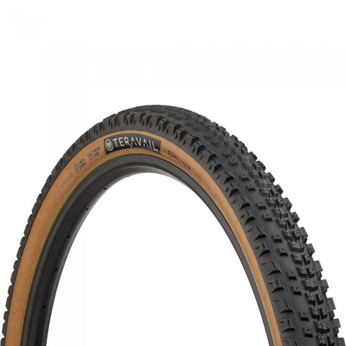 [해외]TERAVAIL Ehline Durable Tubeless 27.5´´ x 2.3 MTB 타이어 1140559492 Black / Tan